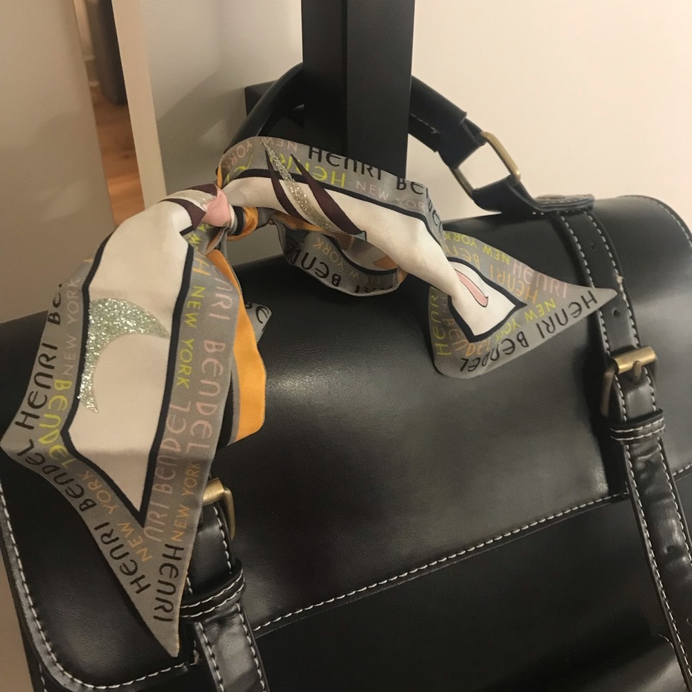 Henri Bendel Celestial Twilly Scarf 100% Silk - Picture 2 of 10